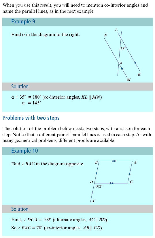 Chapter Cointerior Angles