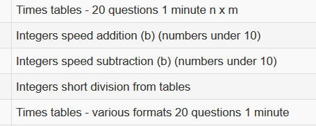Tasks in Mental Agility batch 3