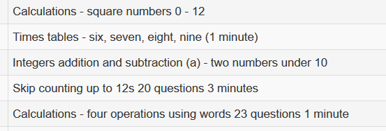 Tasks in Mental Agility batch 4