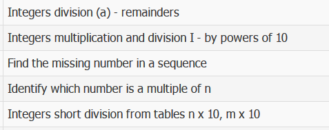 Tasks in Mental Agility batch 7