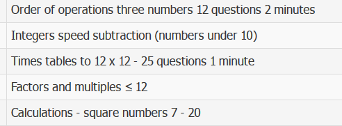 Tasks in Mental Agility batch 8